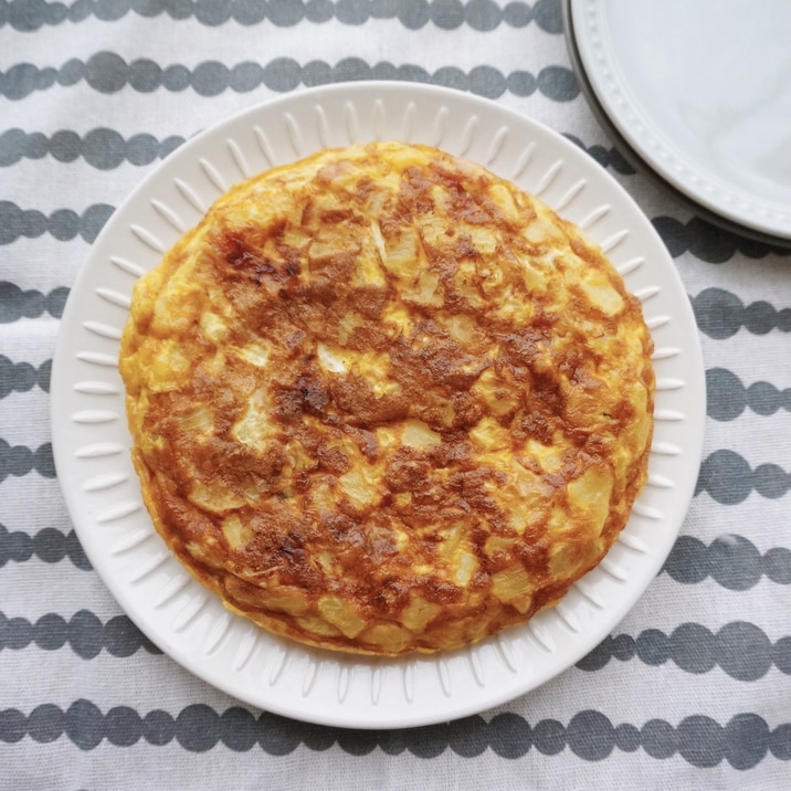 絶品!スパニッシュオムレツ#簡単#大量消費#卵